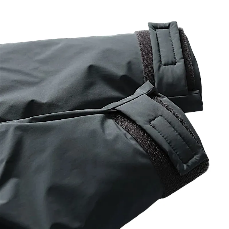Utilitarian kimono padded jacket