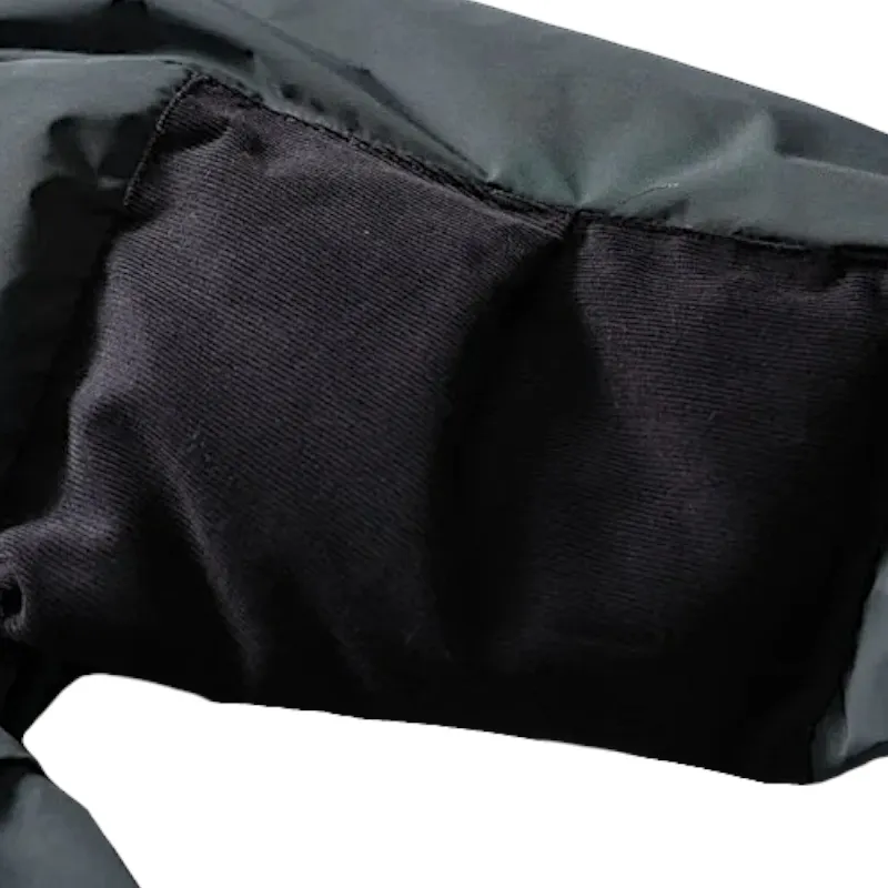 Utilitarian kimono padded jacket