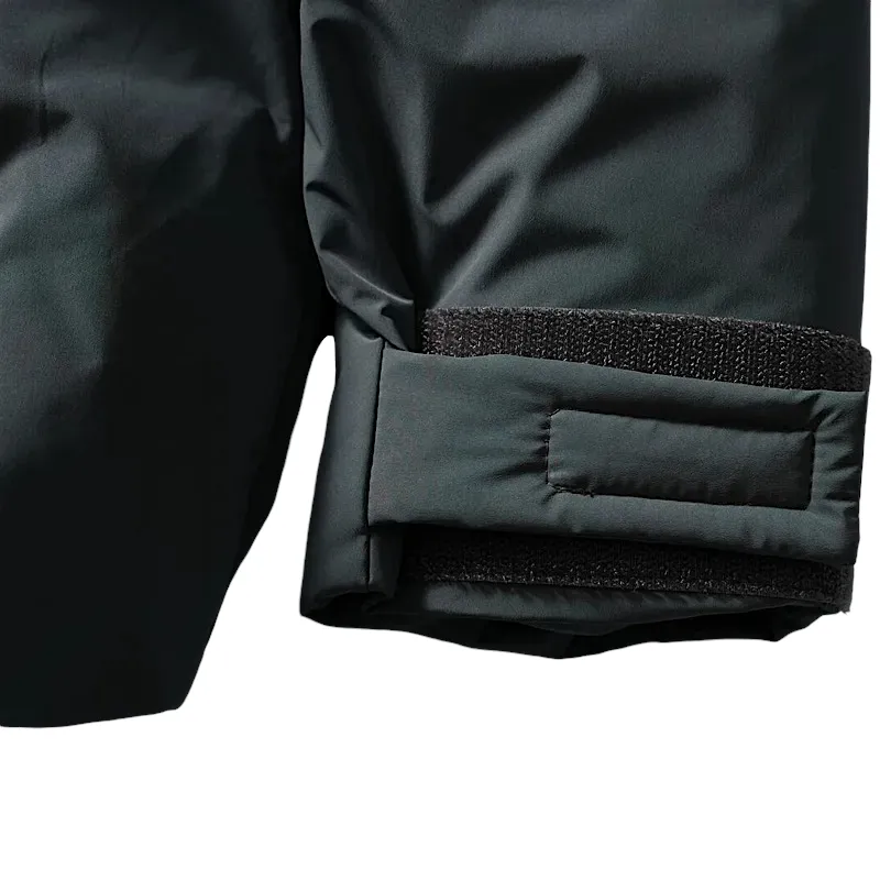 Utilitarian kimono padded jacket