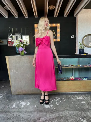 Vestido hot pink
