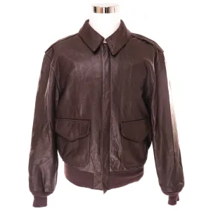 VINTAGE COOPER US AIR FORCE LIGHT LEATHER JACKET TYPE A2 SIZE 42R