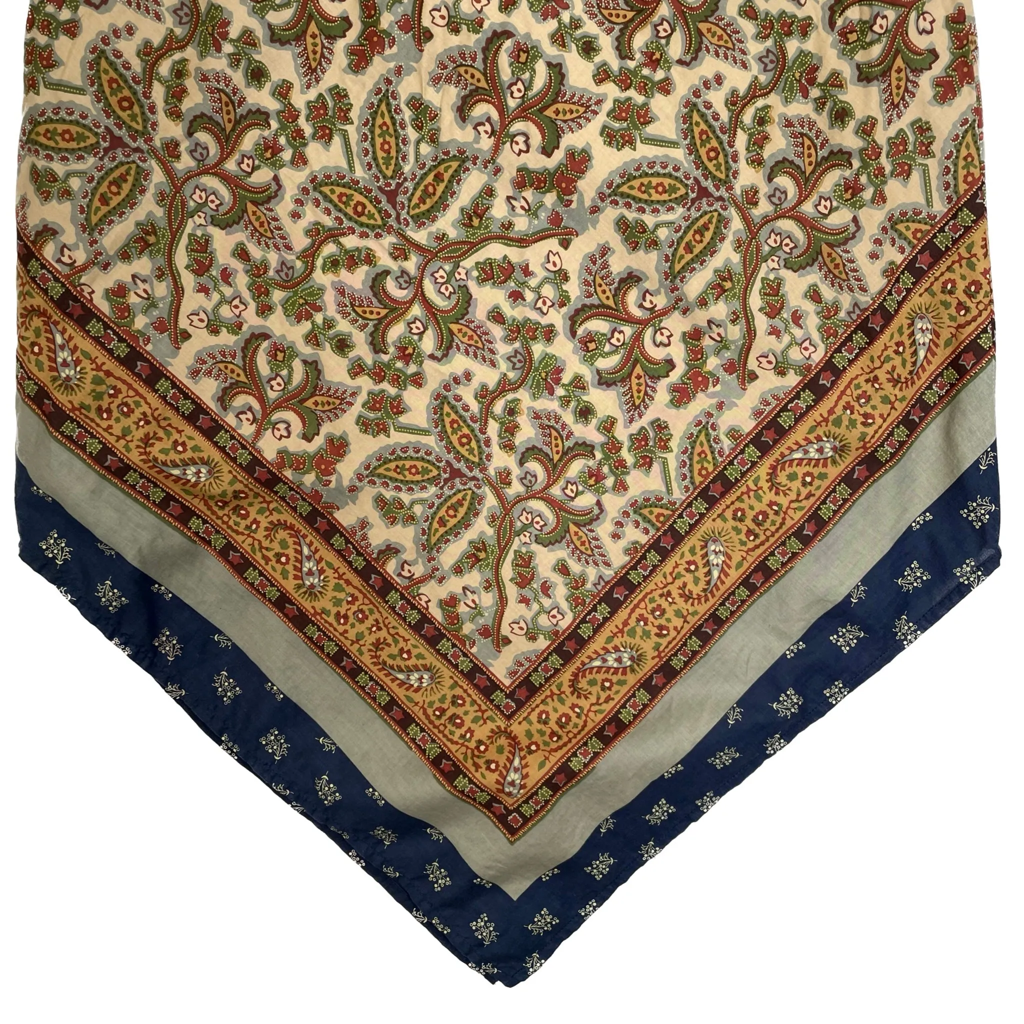 VINTAGE PAISLEY HANDKERCHIEF MIDI SKIRT SIZE SMALL