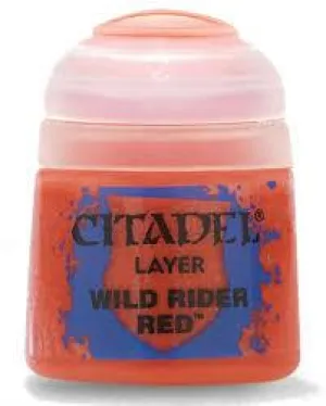 Warhammer Citadel Paint: LAYER Wild Rider Red