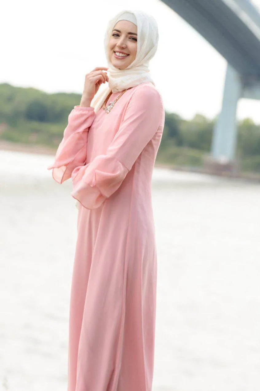 White Shimmer Hijab Head Scarf