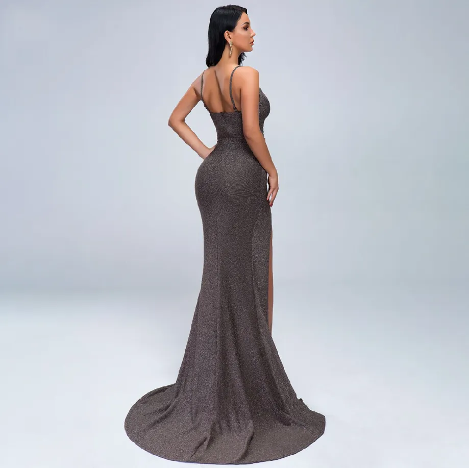 Women's Summer V-Neck Off-Shoulder Stretch Dress