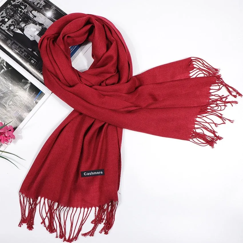 Women's Winter Cashmere Scarf
