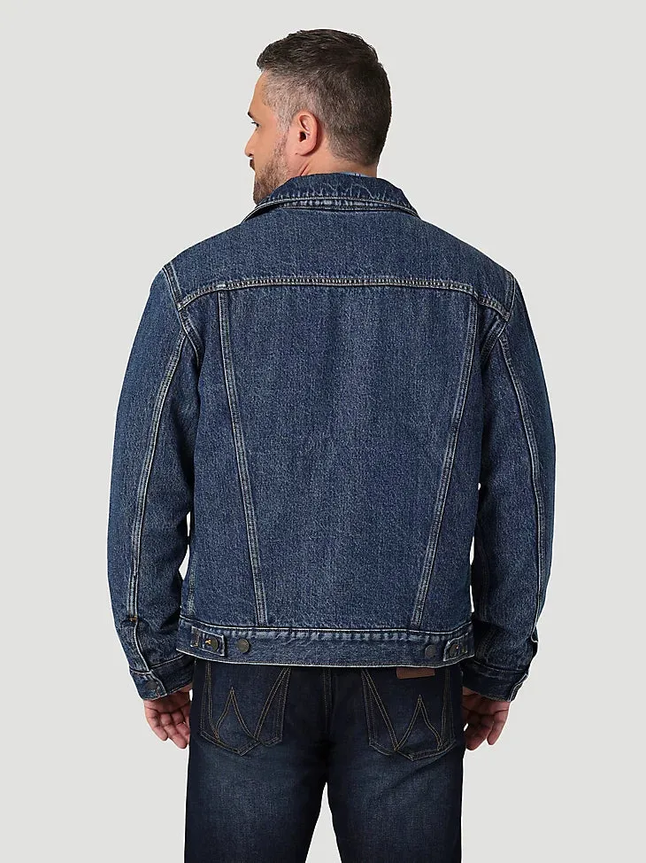 WRANGLER RETRO® SHERPA LINED WESTERN DENIM JACKET