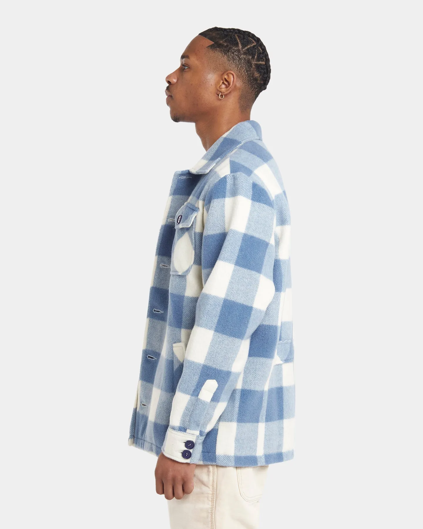XXIII Mikhail Plaid Jacket Blue/White