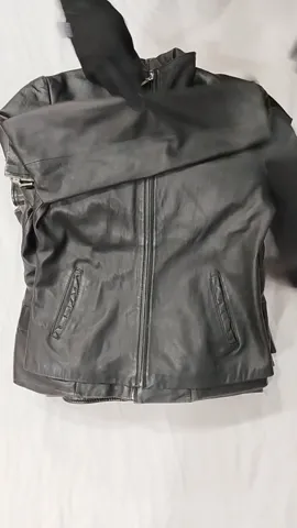 Y2K Structured Leather Jacket